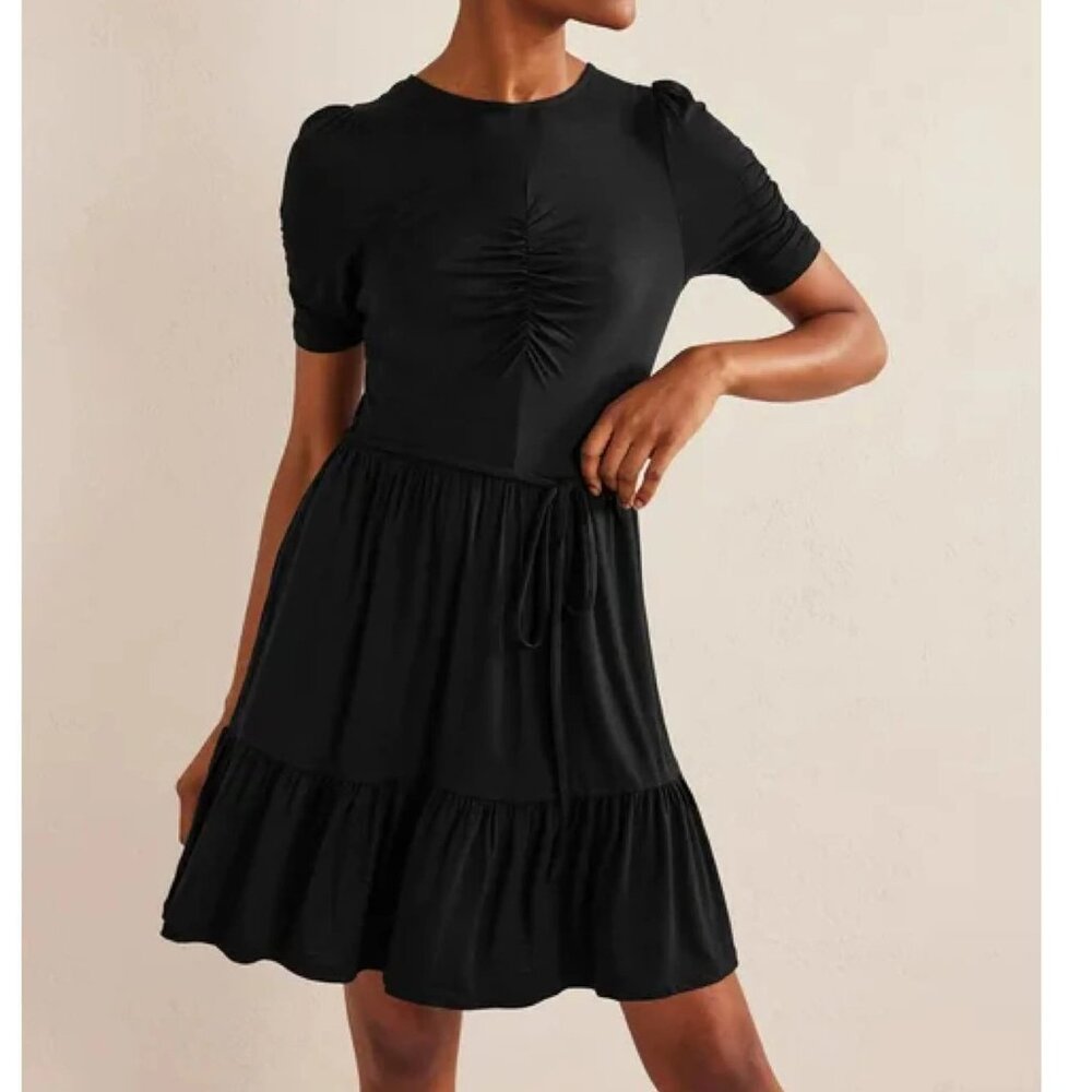 Boden ruched Bust jersey Mini Dress